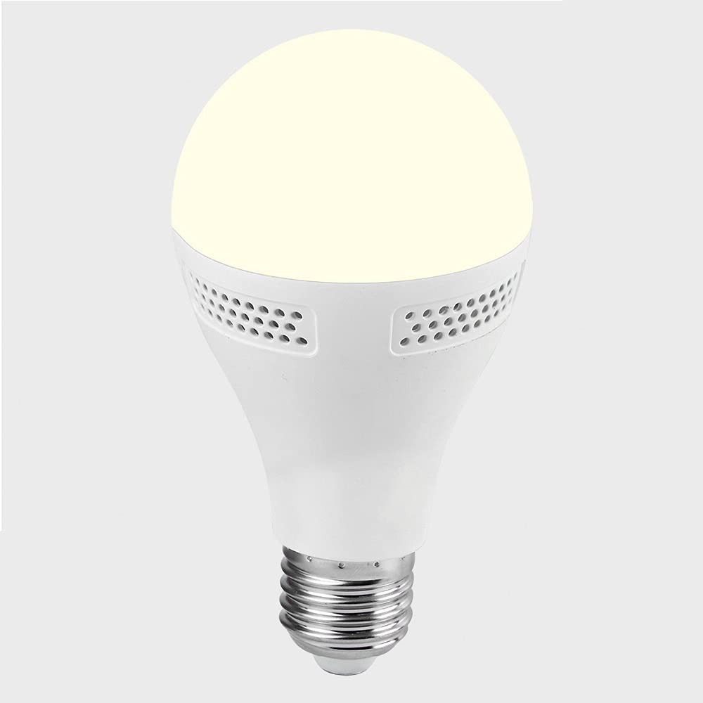 Tecnolite Foco LED con Bocina Integrada, Luz Suave Cálida, Tecnolite A19SB-LED/001/30
