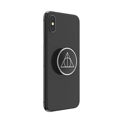 PopSockets PopGrip - Soporte expandible y Agarre con una Parte Superior Intercambiable para teléfonos Inteligentes y tabletas, Esmalte Reliquias de la Muerte