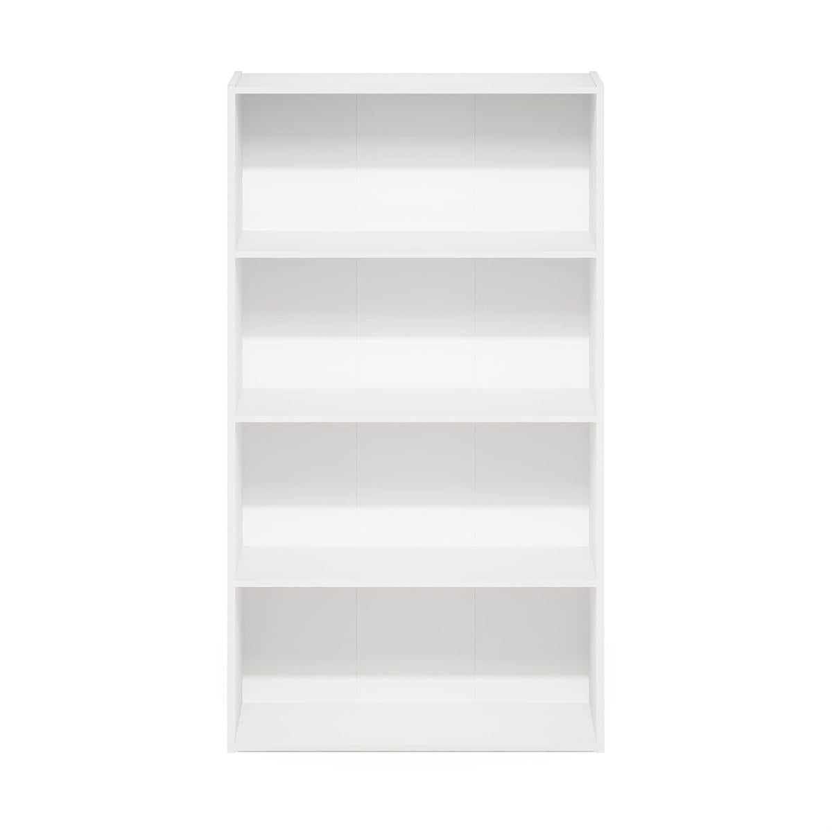Furinno Pasir Estantería de 4 Niveles, Color Blanco