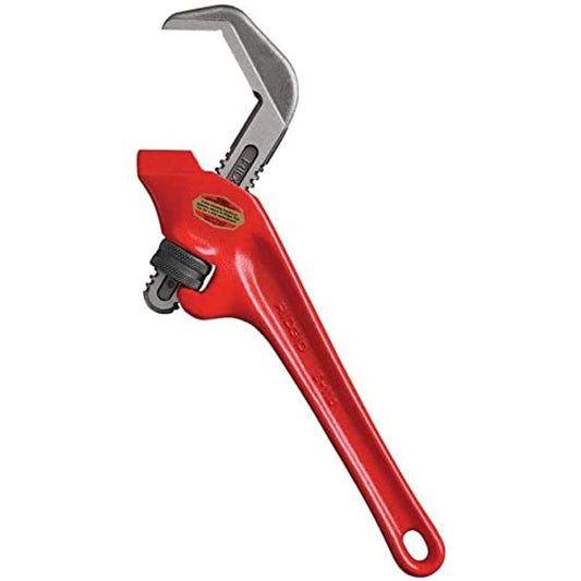 RIDGID - Llave Hexagonal E-110 Acodada para Tuercas Hexagonales, Cuadradas y de Desagüe, Capacidad 1–2 5/8", Herramientas de Plomería Profesional