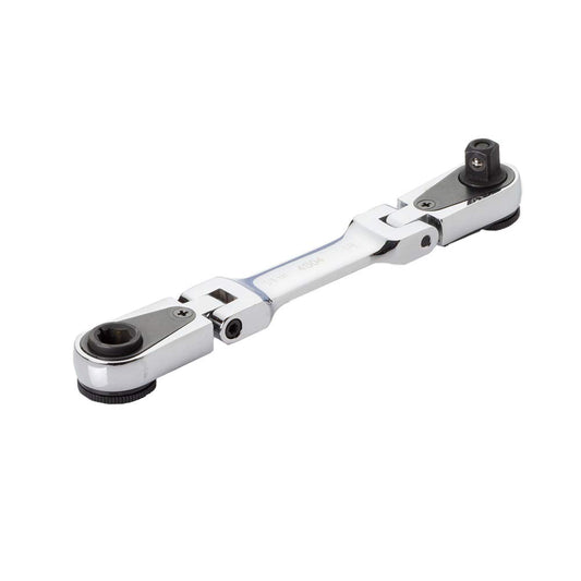 EZRED Llave de Carraca Doble Micro con Cuadrado de 1/4 in y Broca Magnética 4S04