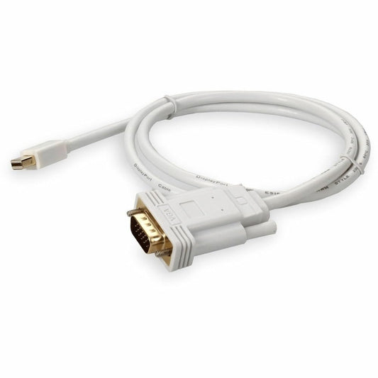 AddOn Cable Mini-DisplayPort 1.1 Macho a VGA Macho Blanco para resolución de hasta 1920 x 1200 (WUXGA)