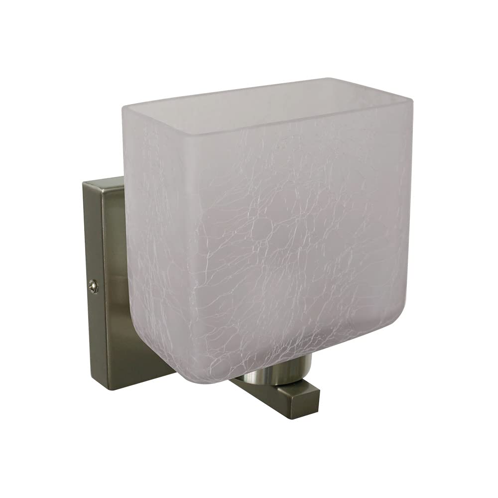 Tecnolite - Lámpara de Pared Arbotante Cristal, Potencia Máx. 60 W, 1 Base E27, Sobreponer, No incluye foco