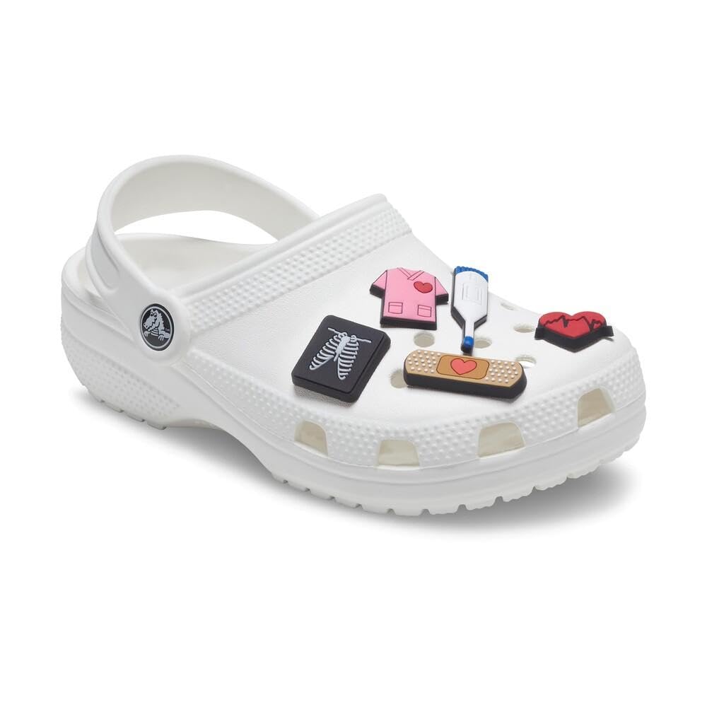 Crocs Jibbitz - Paquete de 5 dijes para zapatos de ocupación | Jibbitz, color fantasía (Medical), One Size