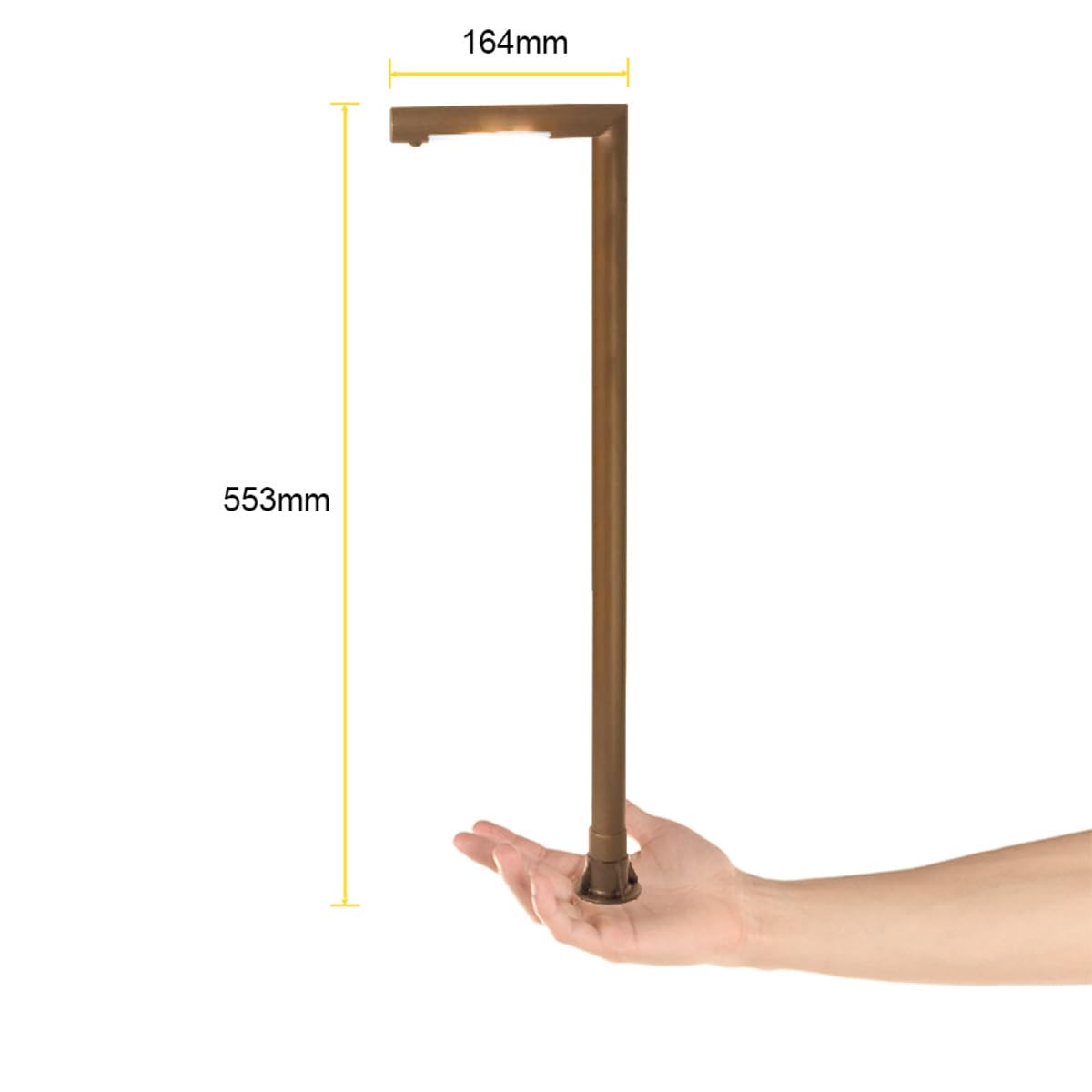 Tecnolite - Lámpara con Estaca para Jardín, Potencia Máx. 50 W, Base G4, IP65, IK05, No incluye foco
