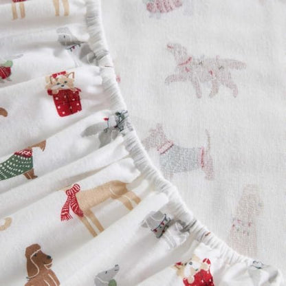 Martha Stewart - Sábanas de franela tamaño King, algodón antibolitas y resistente a las arrugas, suaves al tacto para comodidad en todas las estaciones, sábanas con fundas de almohada a juego y sábana
