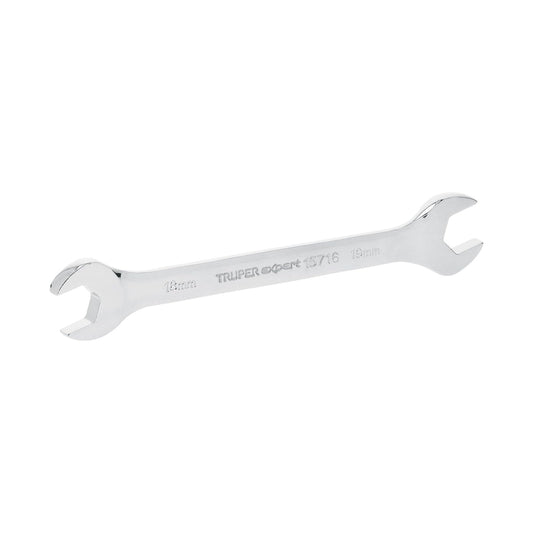 Truper Expert LL-31819, Llave española, milimétrica, 18 x 19 x 227 mm