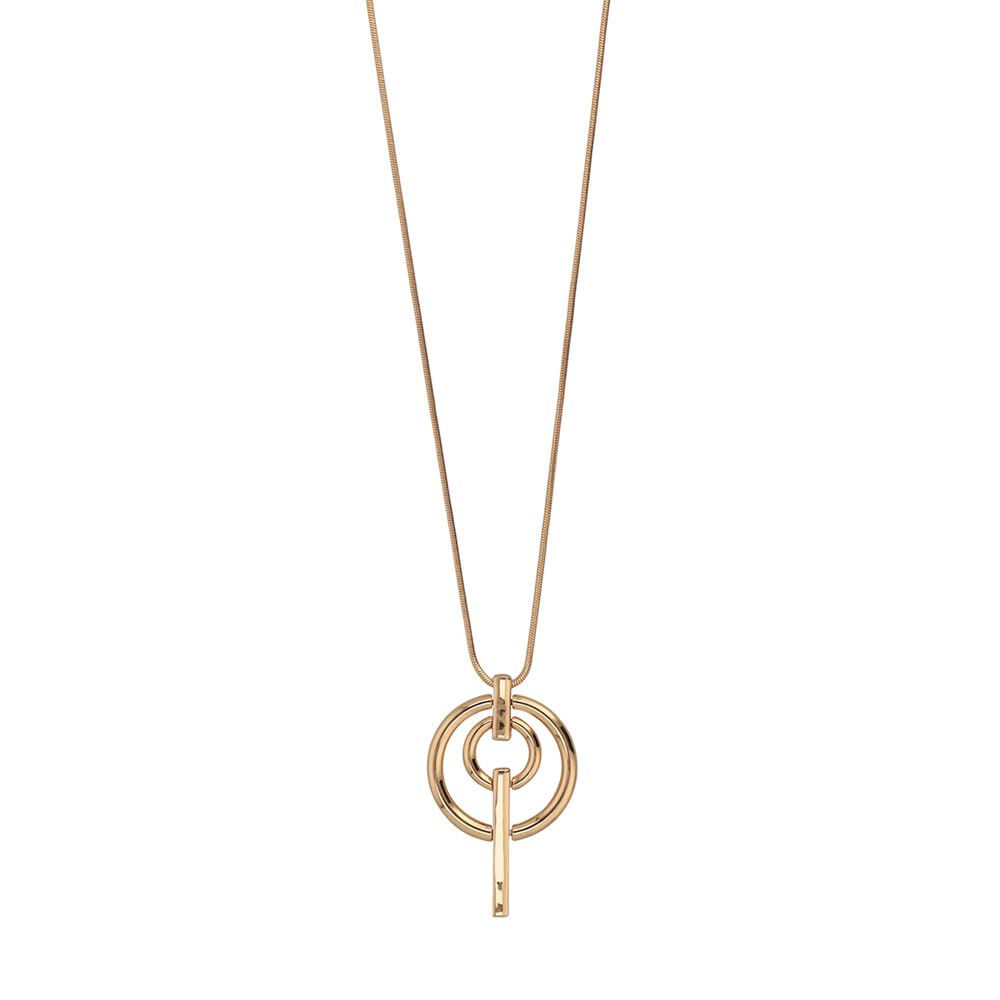 Nine West Collar Dorado Circular | Dorado, aleación de metales, cierre tipo familia golden toggles