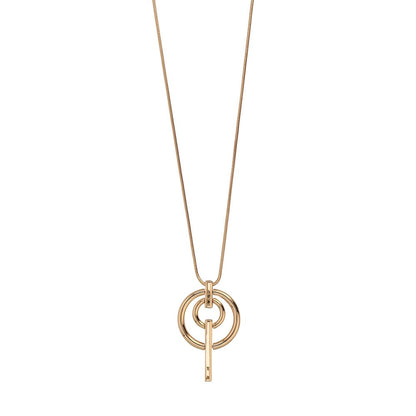 Nine West Collar Dorado Circular | Dorado, aleación de metales, cierre tipo familia golden toggles