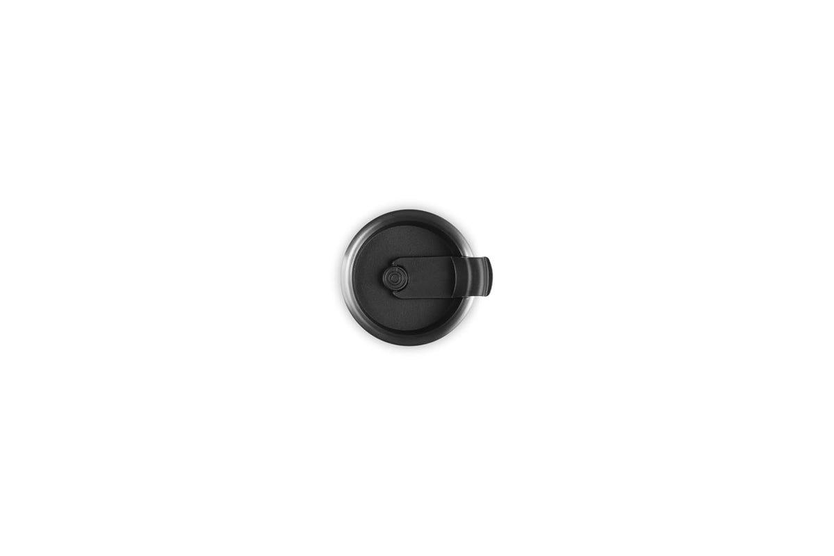 Le Creuset Taza de viaje de acero inoxidable para llevar, 12 onzas, cerise