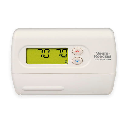 Emerson 1F86-344 - Termostato no programable para sistemas de una sola etapa, color blanco