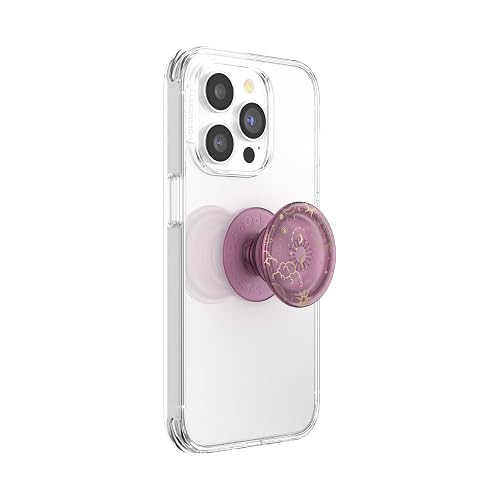 PopSockets - Soporte calcomanía para teléfono, Malva Celestial | Sujeción cómoda y segura, anticaídas, soporte, luna, estrella, sol, espacio, teléfono, mujeres