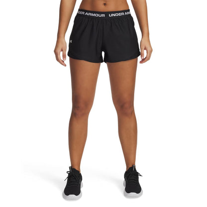Under Armour Tech Play Up Short Deportivo para Mujer - 2XL - (001) Negro - Blanco