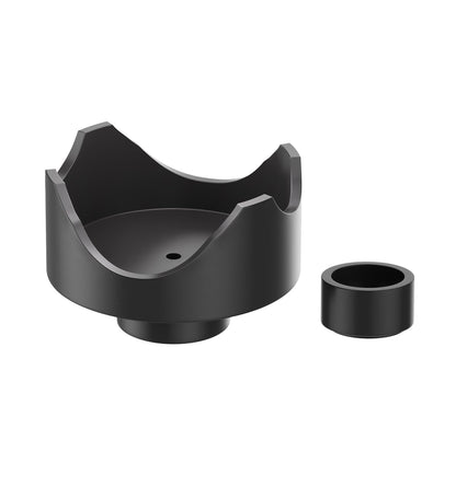 Xprite - Adaptador de Gato de Botella 2 en 1, Silla de elevación hidráulica, Compatible con Gatos de Botella de 12 toneladas y 4 toneladas, se Adapta a Ejes Redondos de 2 Pulgadas, 3 Pulgadas, 4