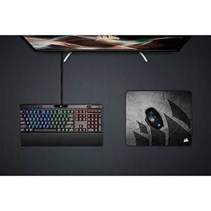 Corsair MM300 Pro Alfombrilla para Juegos - Medio, Negro/Gris | 36 cm x 30 cm, Tela a Prueba de Derrames, Microtejido, Goma Afelpada gruesa 3 mm, Base Goma Texturizada Antideslizante