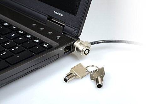 Port CABCLK04 Cable de Seguridad con Llave, Bulk, Negro