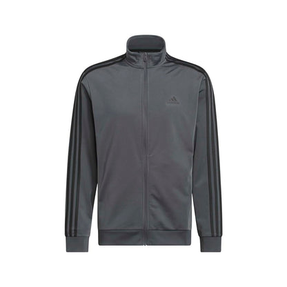 adidas Essentials Warm-up - Playera Deportiva de 3 Rayas Chaqueta para Hombre - Gris oscuro veteado - Negro - M Alto