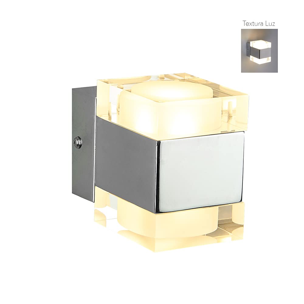 Tecnolite - Lámpara de interior LED para sobreponer, 6 W, Luz Cálida Brillante
