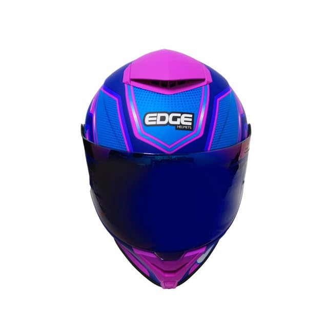 Casco Integral Dot/ECE Shanghai Quartz Rosa con Azul Brillante M