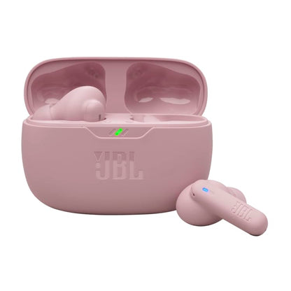JBL Vibe Beam 2 Audífonos Inalámbricos Bluetooth, Drivers 8mm, Reproducción 40 Horas, Resistentes al Agua y al Polvo IP54 - Rosa
