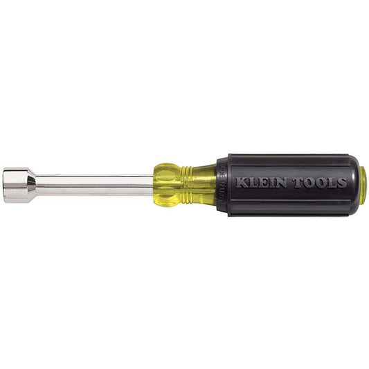 Klein Tools 630-1/2 Nut Driver, Cushion-Grip, 3" Hollow-Shaft, 1/2" Hex