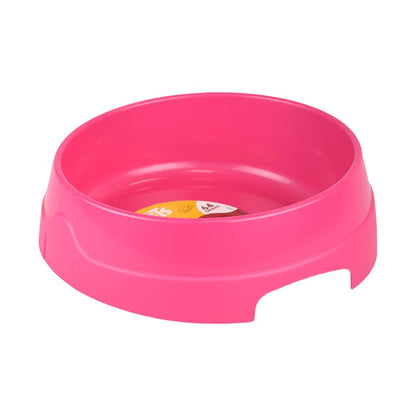 Fancy Pets Plato Plástico para Perros 24 Oz, Ligero y Resistente, Fácil de Limpiar, con Agarradera, Colores Surtidos