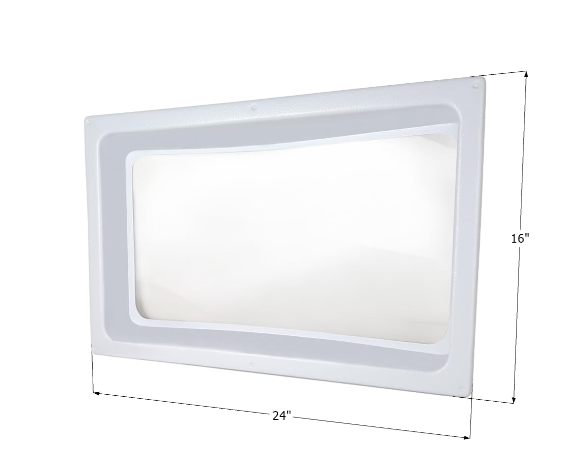 ICON Cúpula Interior SL1422 para Apertura de 55.9 x 35.6 x 12.7 cm, Transparente, 1981