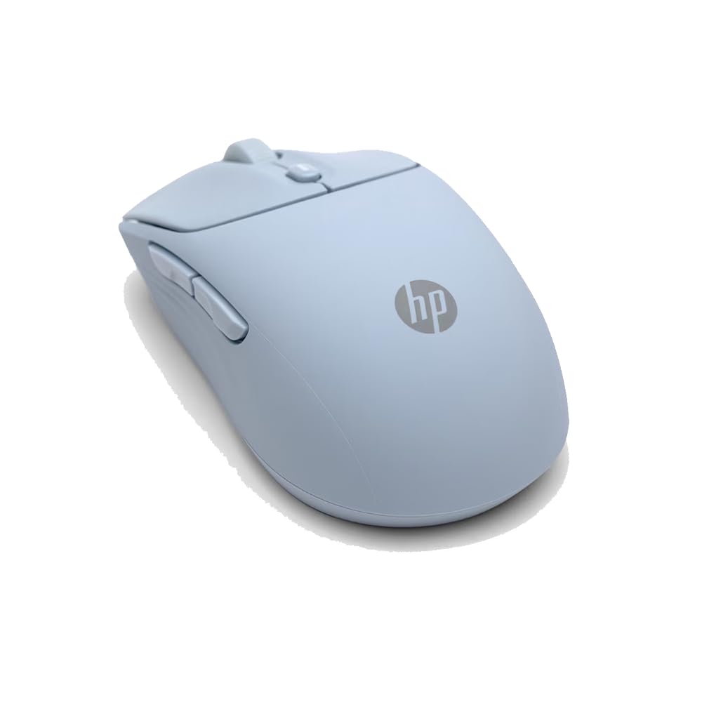HP Mouse 400 Quiet Inalámbrico Silencioso, Bluetooth y 2.4 GHz - Azul
