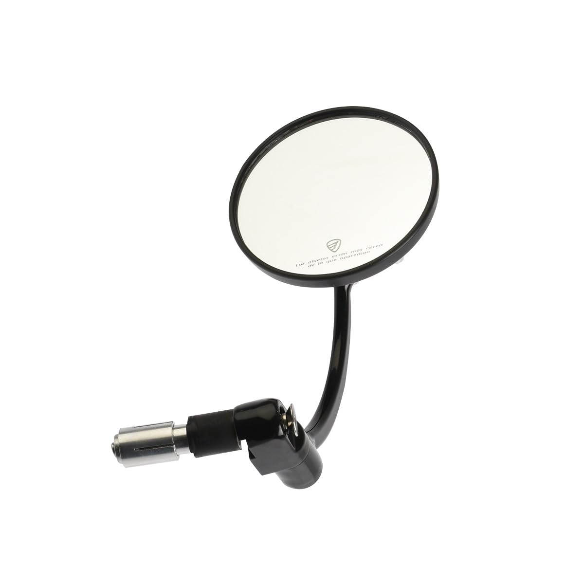 Italika F10010331 Espejo Derecha con Isotipo y Leyenda, Negro
