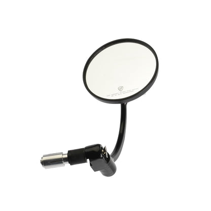 Italika F10010331 Espejo Derecha con Isotipo y Leyenda, Negro