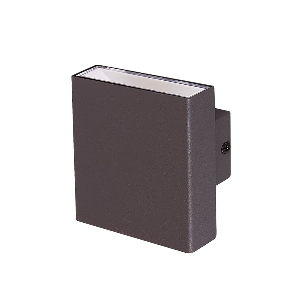 Tecnolite - Lámpara Pared Arbotante Exterior LED 9.5 W, Luz Cálida Brillante