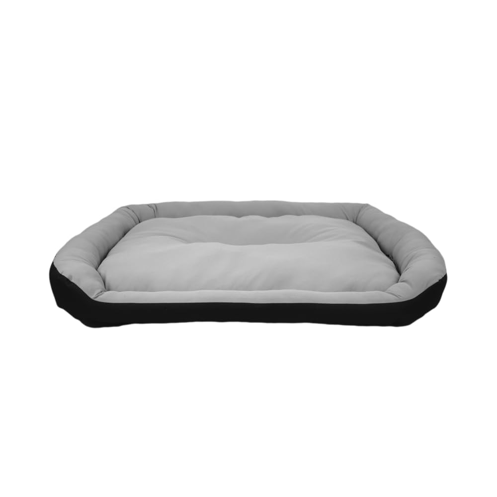 Fancy Pets Cama Rizzo Acolchada e Impermeable para Perro - NEGRO - GRIS