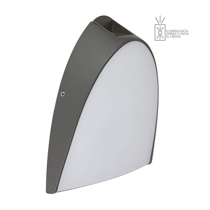 Tecnolite - Lámpara de exterior LED para sobreponer, 16 W, Luz Cálida Brillante