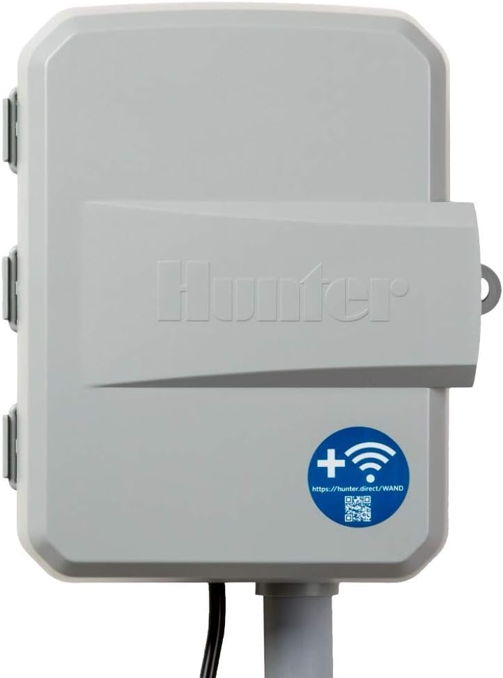 Hunter - Controlador de riego exterior de 8 estaciones Gris X2800