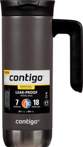 Contigo - Taza de viaje aislada, Sake, 591.47 mililitros, 1