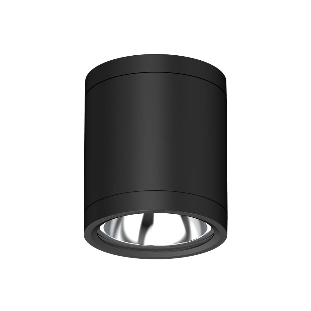 Tecnolite Lámpara Plafón LED de Sobreponer 15 W, Luz Blanca Configurable, IP65, IK08, Interior y Exterior, LED integrado