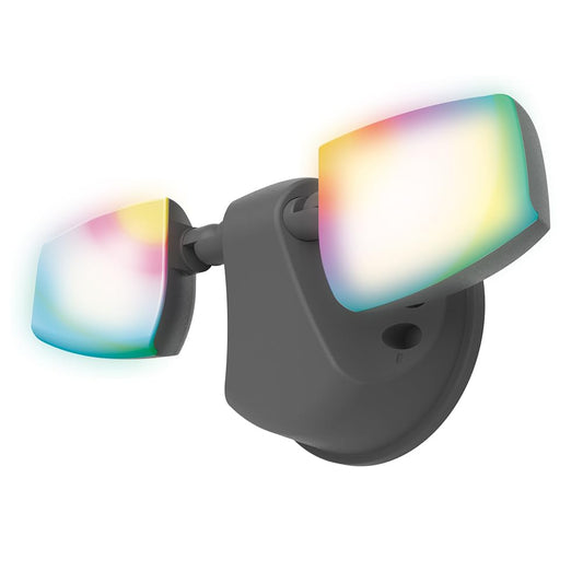 Halo Reflector de 2 cabezales de tecnología WIZ 16 millones de colores y Tunable White (2500-6500K)