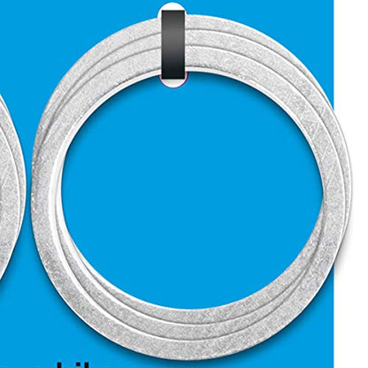 M-Wave - Juego Espaciador (6 Unidades, 5 mm, para Auriculares de 1 1/8", en 6 Colores
