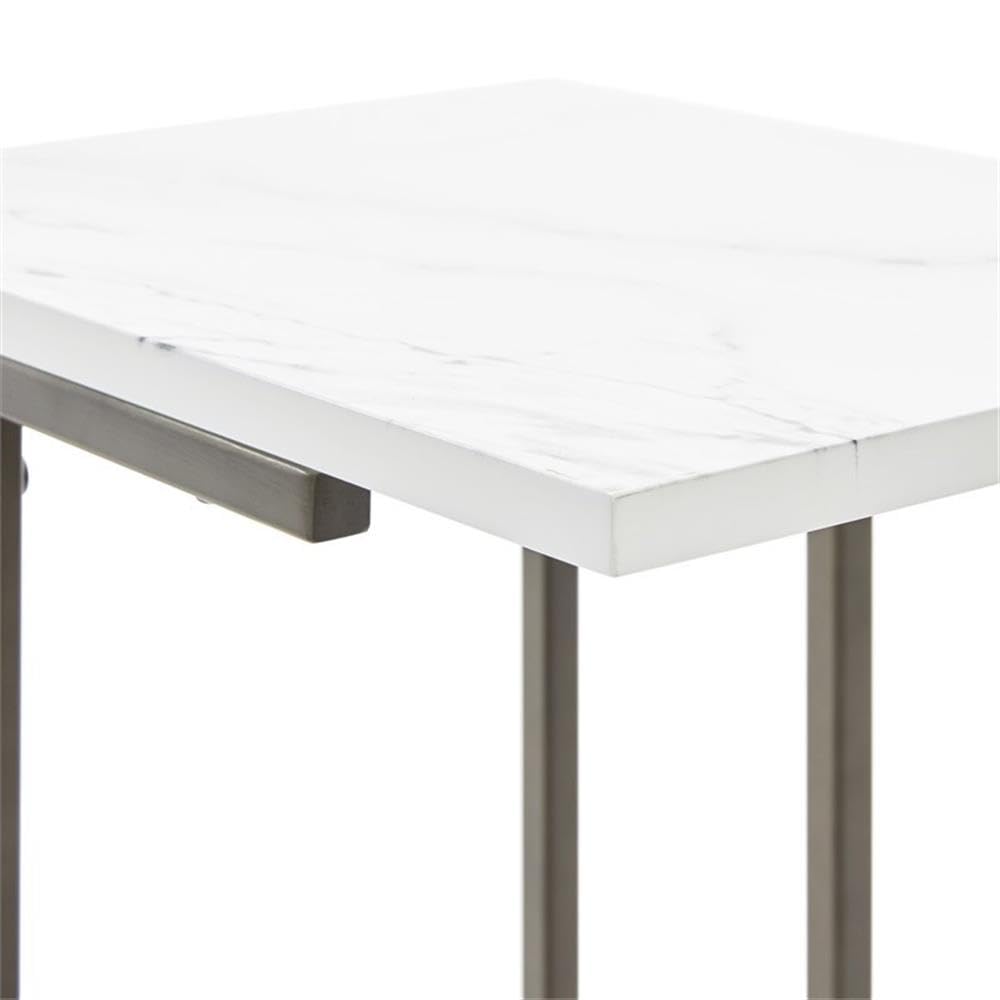 Serta Harton C Shape Side Table, Black