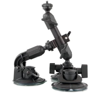 Delkin DDMNT-TRIPLE Fat Gecko Three-Arm Suction Mount (Black)