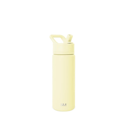 Simple Modern Botella de Agua con Popote, Colección Summit, 532-887 ml - 18oz - -Buttercup