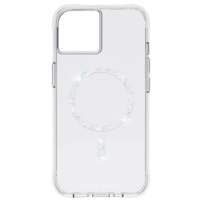 Case-Mate iPhone 14 Case - Clear Twinkle Diamond [10FT Drop Protection] [Compatible with MagSafe] Magnetic Cover with Cute Bling Sparkle for iPhone 14 6.1", Anti-Yellow, Anti-Scratch, Shockproof, Slim