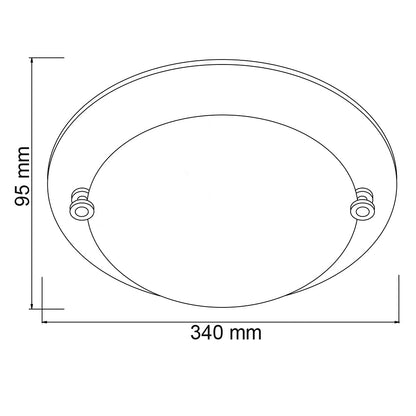 Tecnolite - Lámpara LED para Interior, Color Madera Oscuro, Luz Suave Cálida, Base E27