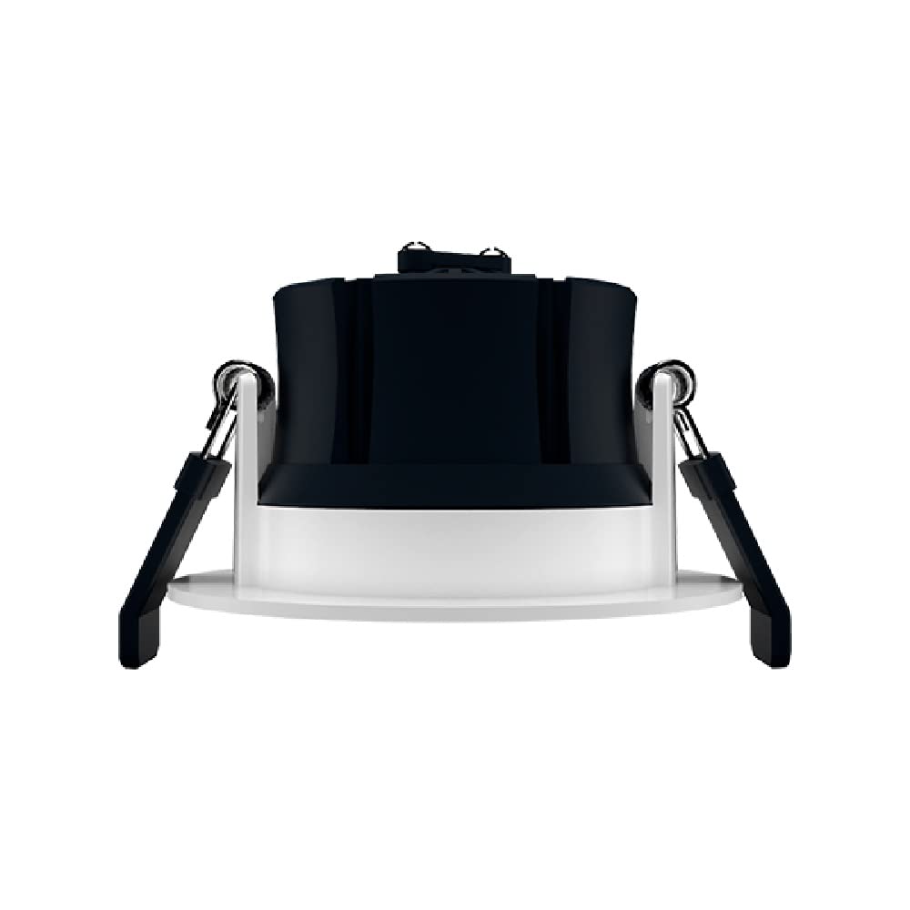 Tecnolite Lámpara Downlight LED Empotrable 9 W, Luz Suave Cálida, A Prueba de Vapor, LED integrado