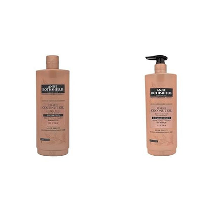 Anne Rothshield Shampoo Organic Coconut Oil 700 Ml + Acondicionador Organic Coconut Oil 700Ml