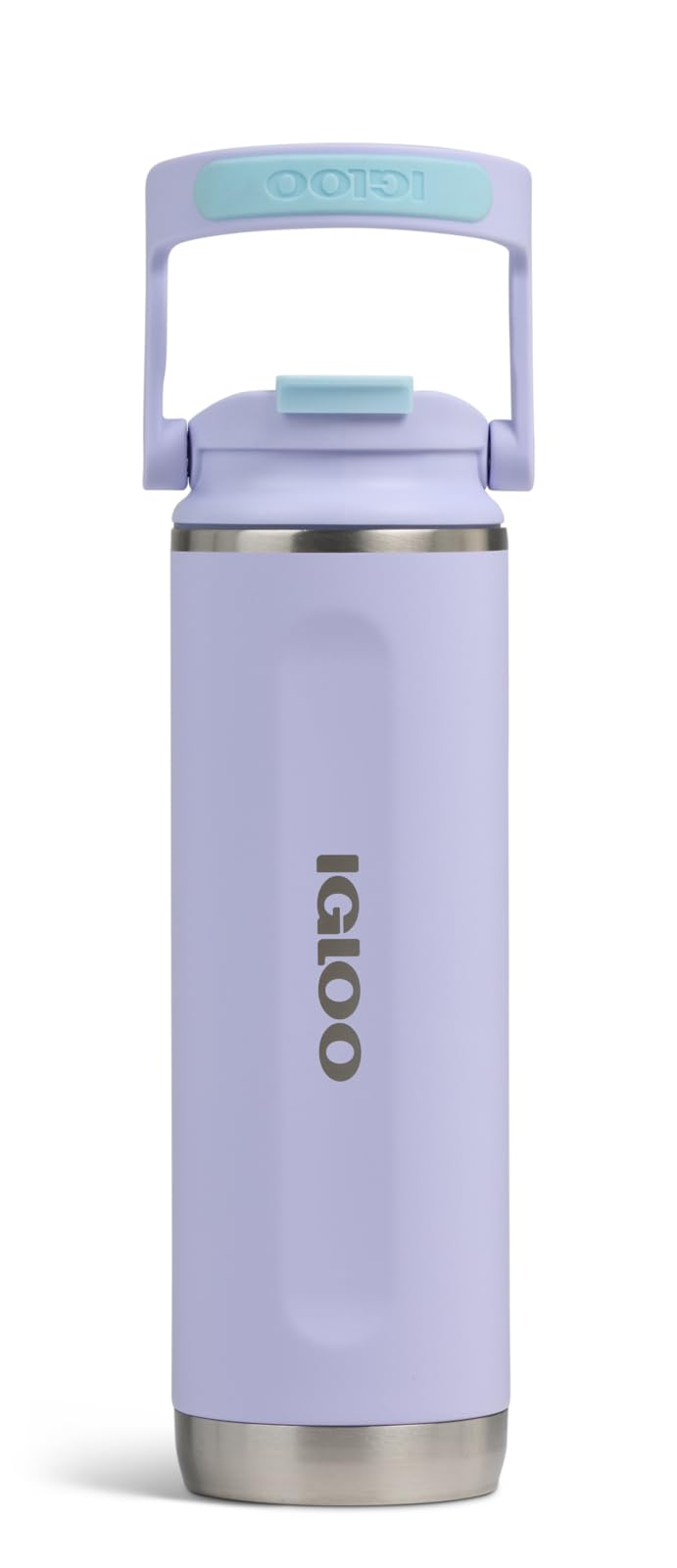Igloo, Vaso FlipNSip de 20 onzas, Taza de Viaje Reutilizable, Taza de hidratación aislada de Acero Inoxidable para Bebidas Calientes y frías, Lila