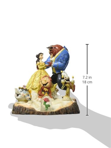 Enesco 4031487 Disney Traditions by Jim Shore Beauty and The Beast Figurine, 19.7cm
