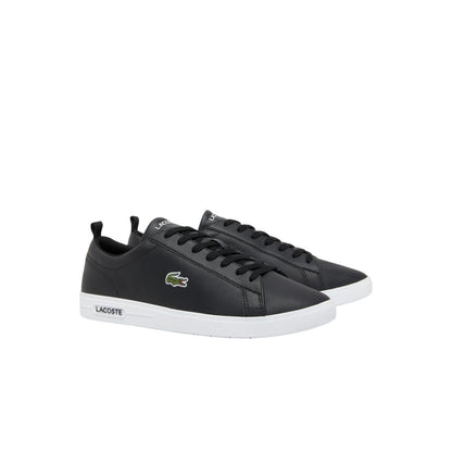 Lacoste Court Base Tenis Casuales para Hombre - 29.5 cm - Negro & blanco