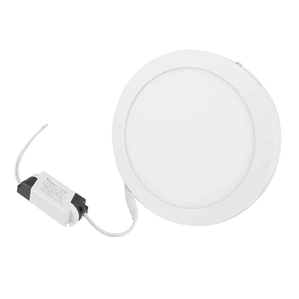 SANELEC, Luminario de LED para Techo, Lámpara Circular para Sobreponer, 18 W, Luz Cálida, Modelo 1293