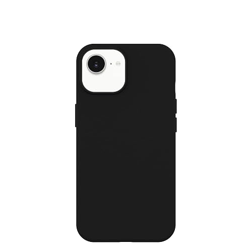 OtterBox - Carcasa para iPhone 17e, 16, 15, 14 y 13 Cifras, Color Negro | Estética, fundas de silicona para teléfono, diseño minimalista protector, funda MagSafe para iPhone con protección de cámara